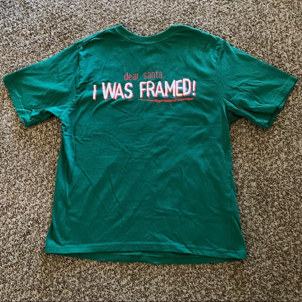 Dear Santa, I Was Framed! Shirt size XL 14/16